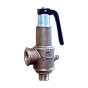 Q-121 - Qinn BRONZE SPRING LOADED SAFETY VALVE OPEN DISCHARGE