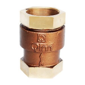 Q-55 - Qinn GUN METAL VERTICAL CHECK VALVE