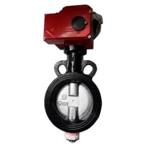 Q-79/80/EA - Qinn CAST IRON BUTTERFLY VALVE WAFER TYPE (ELECTICAL ACTUATOR OPERATED)